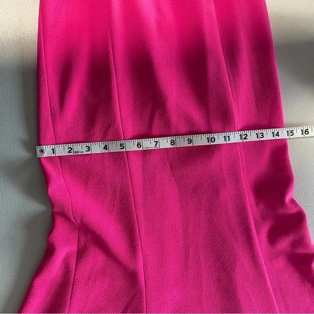 Alexia Admor Barbie Hot Pink Bodycon Cut-Out Mermaid Maxi Prom Dress Gown XS - Picture 7 of 8